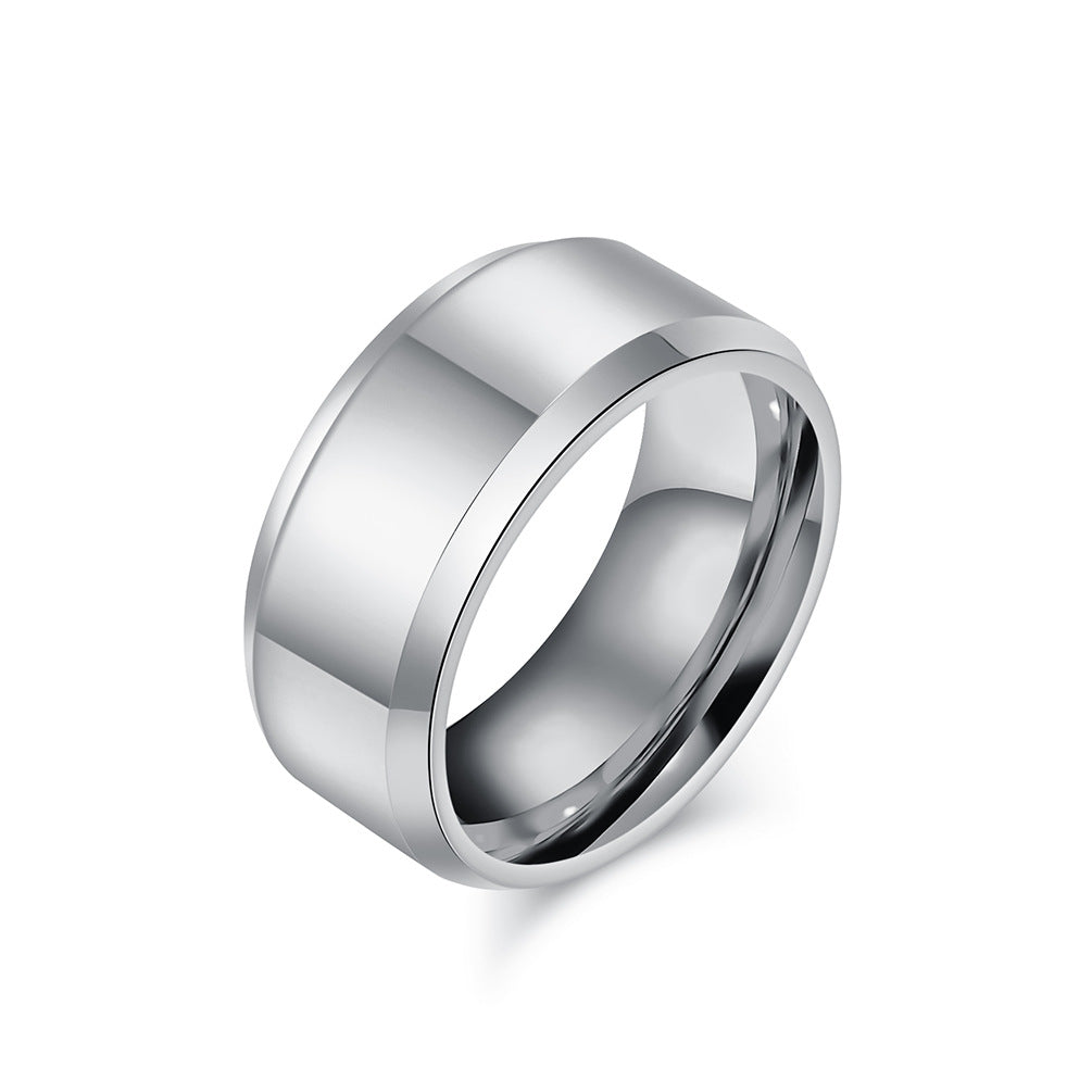 Hochglanz Wolframcarbid-Ring – Zeitloses Unisex-Design in Luxus-Optik