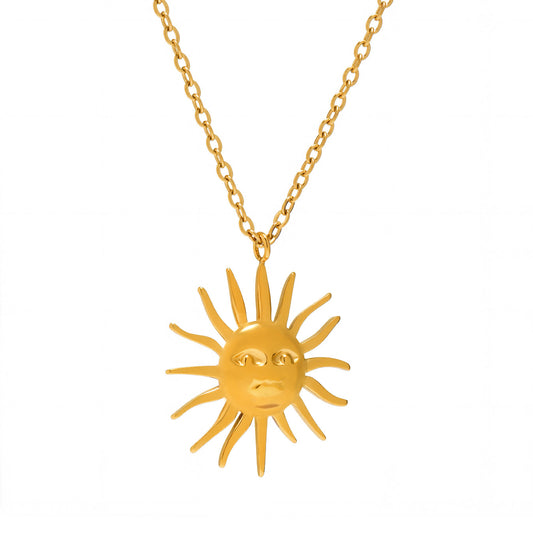 Noble sun goddess necklace – timeless jewelry with spiritual flair