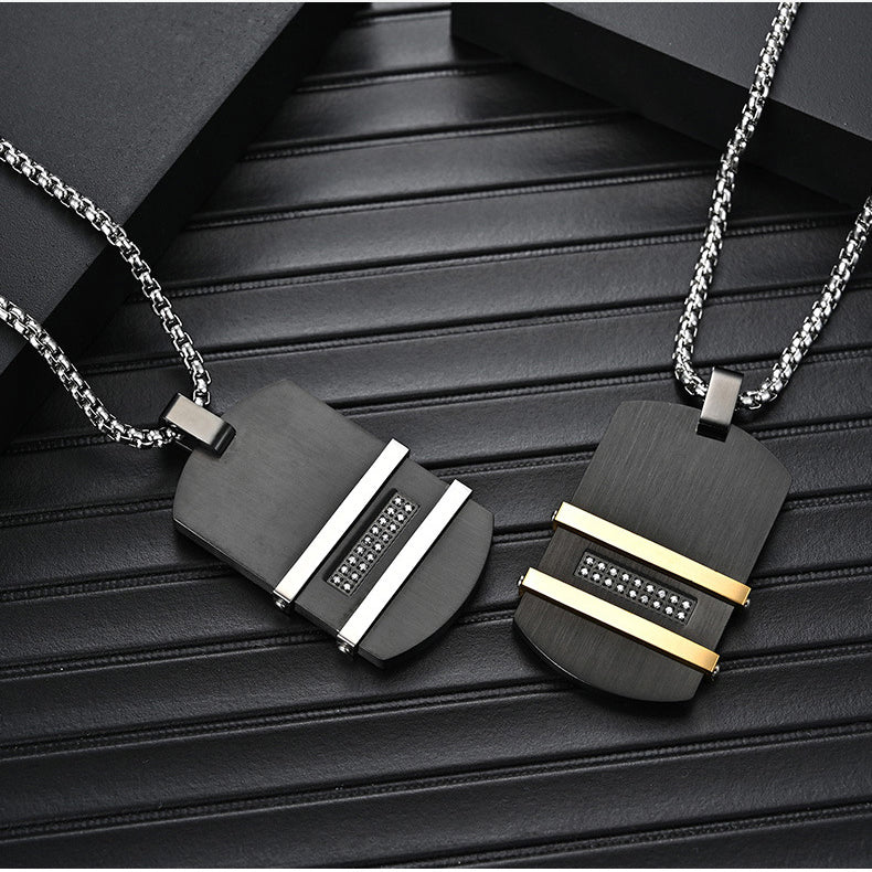 Modular men's chain | 316L stainless steel - Available in gold-plated, polished, or black PVD-coated