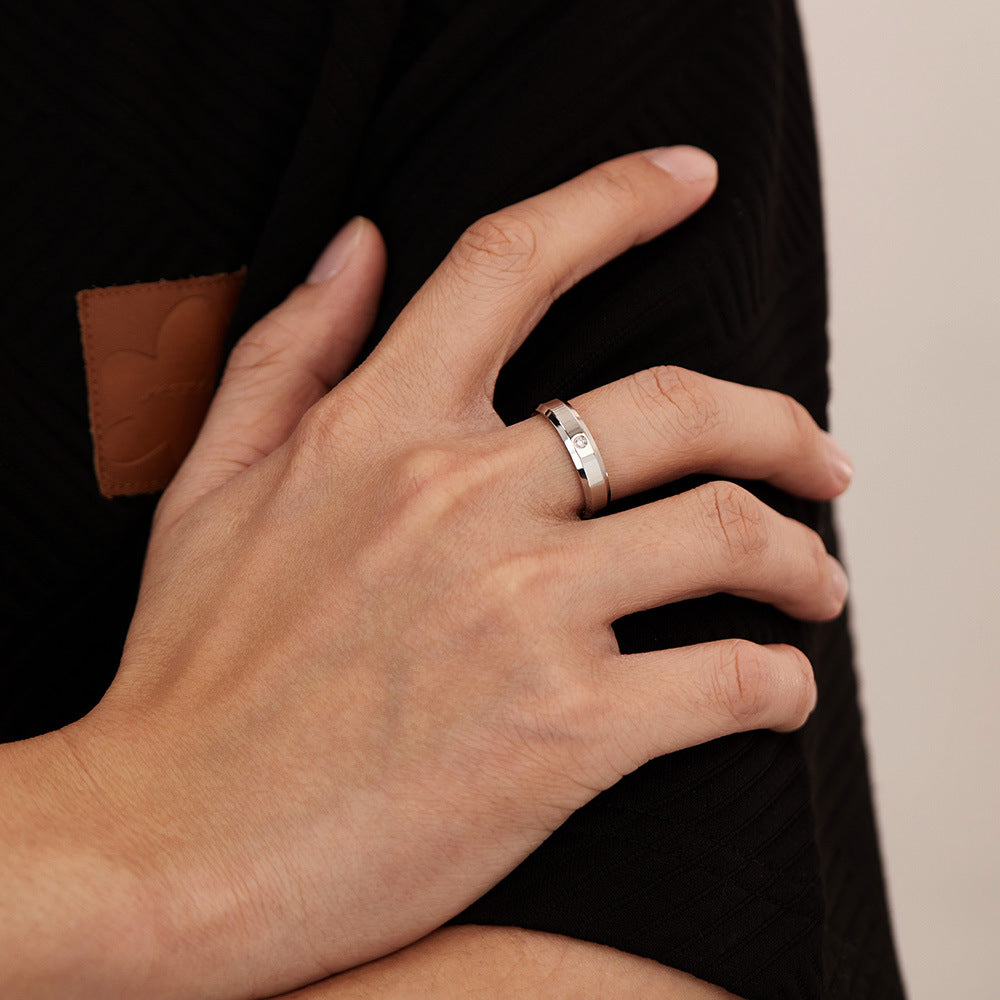 Stainless steel couple rings – hypoallergenic & rust-proof for couples