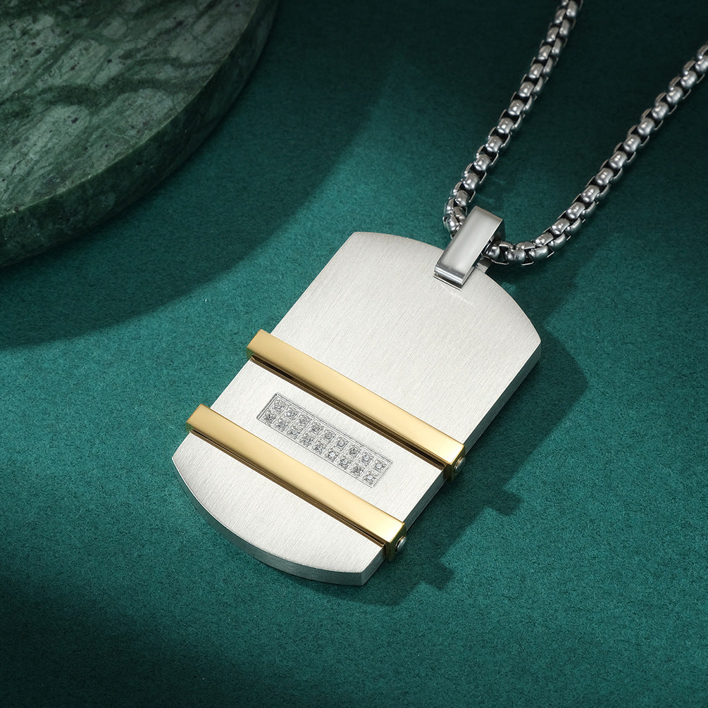 Modular men's chain | 316L stainless steel - Available in gold-plated, polished, or black PVD-coated