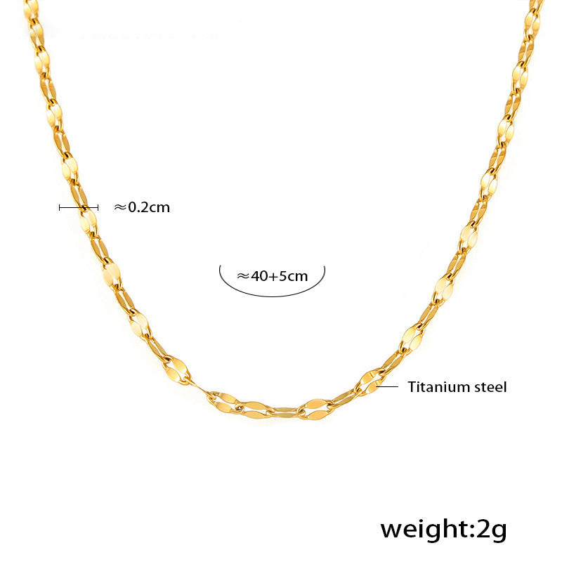 【Charming bee pendant necklace】Stainless steel necklace – gold-plated or silver-colored