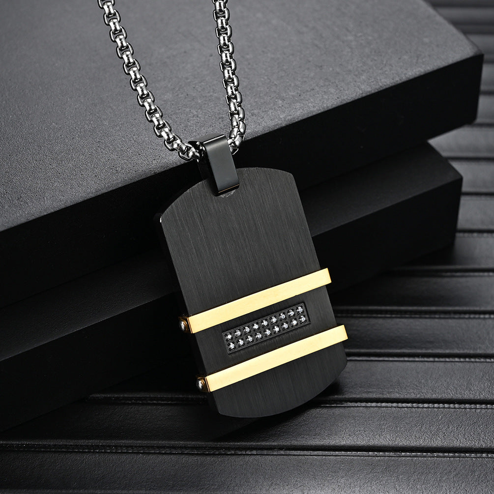 Modular men's chain | 316L stainless steel - Available in gold-plated, polished, or black PVD-coated