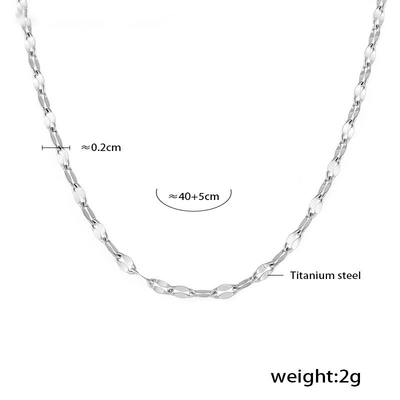 【Charming bee pendant necklace】Stainless steel necklace – gold-plated or silver-colored