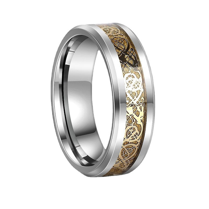 Drachenring aus Wolfram – Mystik trifft moderne Eleganz