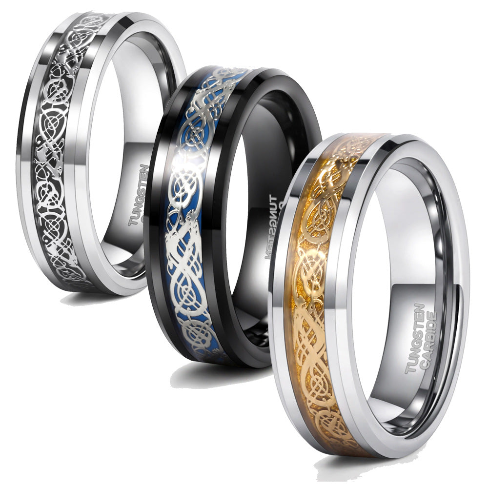 Drachenring aus Wolfram – Mystik trifft moderne Eleganz