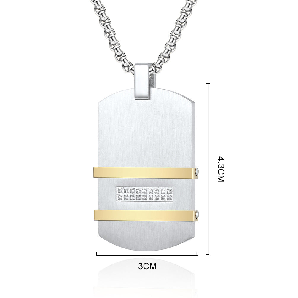 Modular men's chain | 316L stainless steel - Available in gold-plated, polished, or black PVD-coated