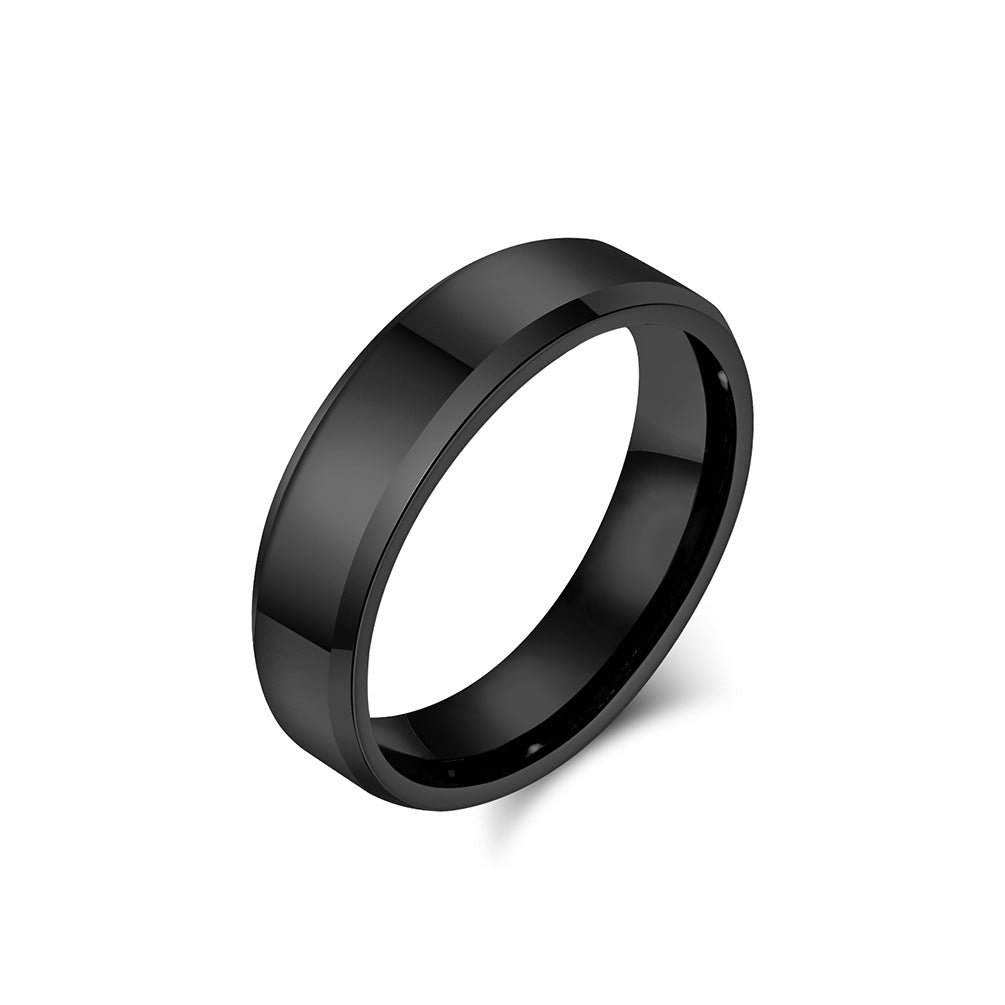 Hochglanz Wolframcarbid-Ring – Zeitloses Unisex-Design in Luxus-Optik