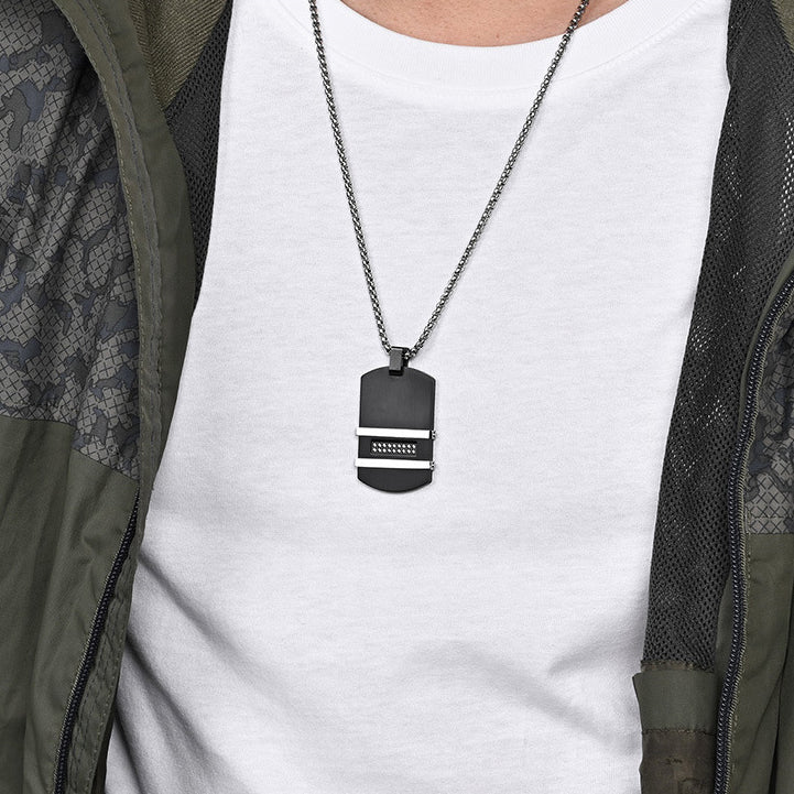 Modular men's chain | 316L stainless steel - Available in gold-plated, polished, or black PVD-coated