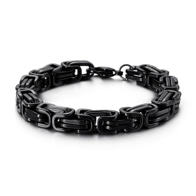 Titan-Optik Bügelkette Armband für Damen & Herren – Mehrere Größen