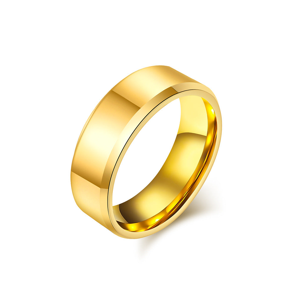 Hochglanz Wolframcarbid-Ring – Zeitloses Unisex-Design in Luxus-Optik
