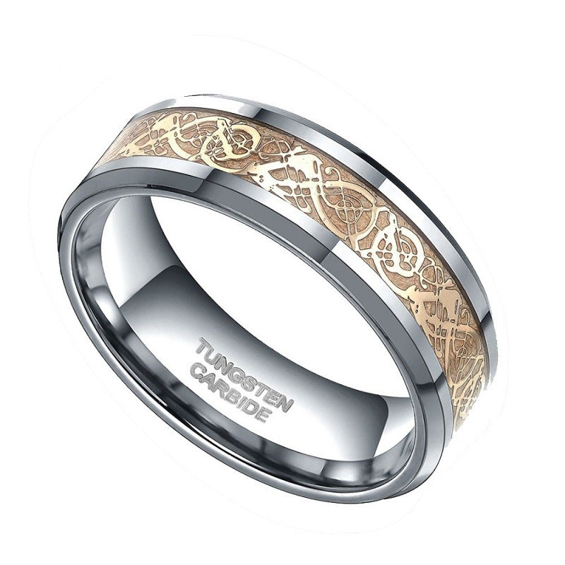 Drachenring aus Wolfram – Mystik trifft moderne Eleganz