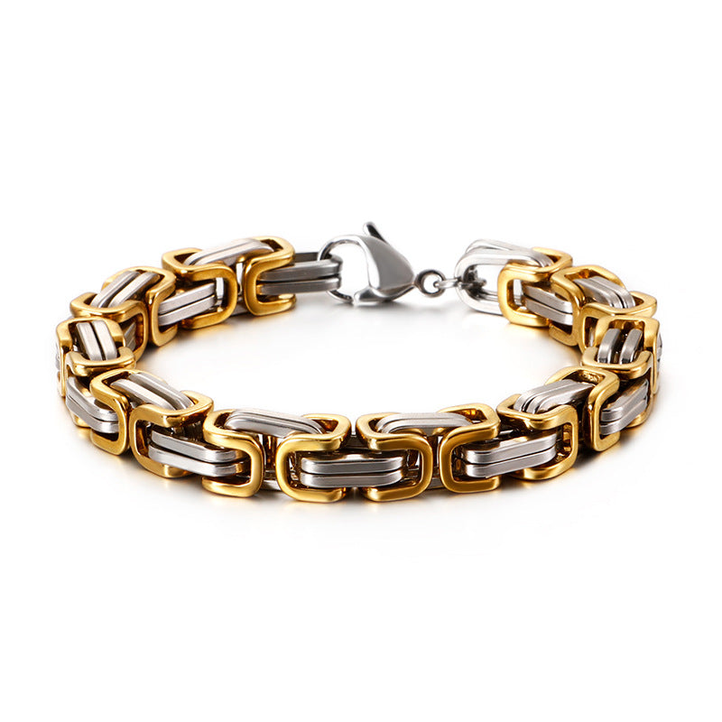 Titan-Optik Bügelkette Armband für Damen & Herren – Mehrere Größen