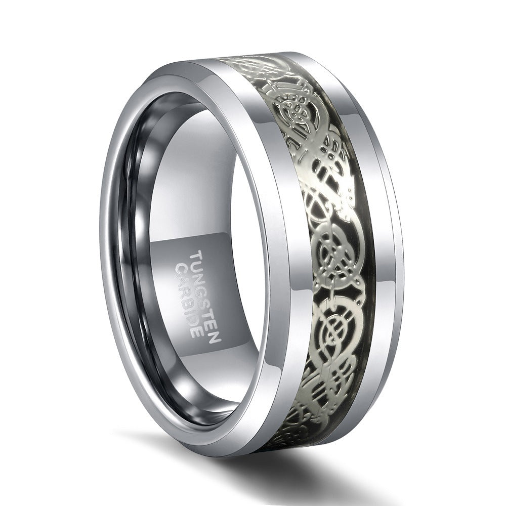 Drachenring aus Wolfram – Mystik trifft moderne Eleganz