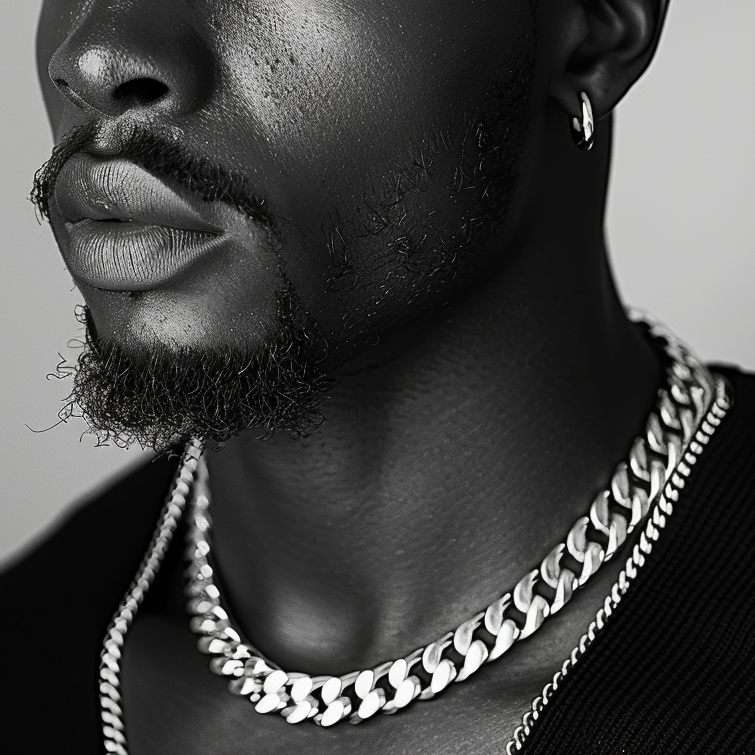 Minimalistische Edelstahl-Kubakette - Schlichte HipHop Halskette für Männer & Frauen - Robustes Cuban Link Chain Design