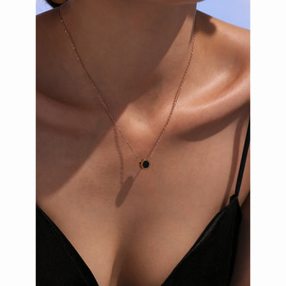 Elegant shell bracelet &amp; necklace set with Roman numerals – 3 color variations