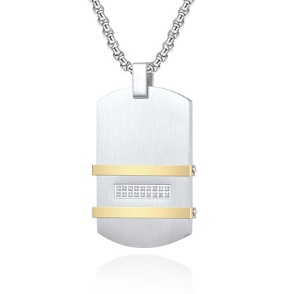 Modular men's chain | 316L stainless steel - Available in gold-plated, polished, or black PVD-coated