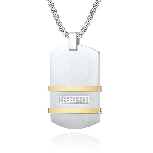 Modular men's chain | 316L stainless steel - Available in gold-plated, polished, or black PVD-coated