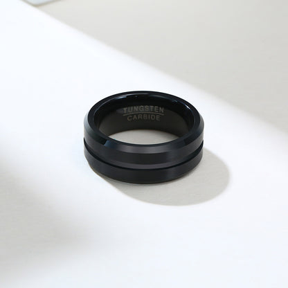 PIOWNN® Wolframkarbid-Herrenring – 8mm