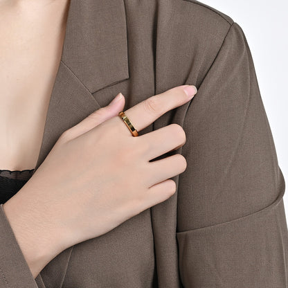 Hochglanz Wolframcarbid-Ring – Zeitloses Unisex-Design in Luxus-Optik