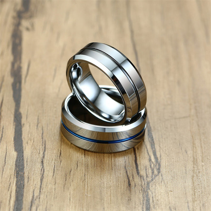 PIOWNN® Wolframkarbid-Herrenring – 8mm