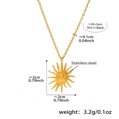 Noble sun goddess necklace – timeless jewelry with spiritual flair