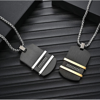 Modular men's chain | 316L stainless steel - Available in gold-plated, polished, or black PVD-coated