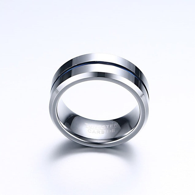 PIOWNN® Wolframkarbid-Herrenring – 8mm