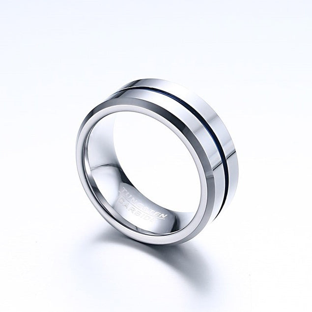 PIOWNN® Wolframkarbid-Herrenring – 8mm
