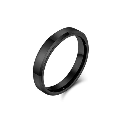 Hochglanz Wolframcarbid-Ring – Zeitloses Unisex-Design in Luxus-Optik