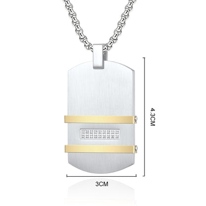 Modular men's chain | 316L stainless steel - Available in gold-plated, polished, or black PVD-coated