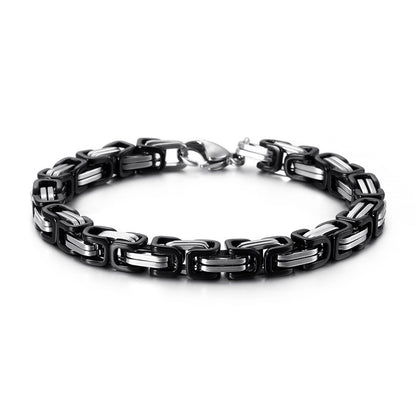 Titan-Optik Bügelkette Armband für Damen & Herren – Mehrere Größen