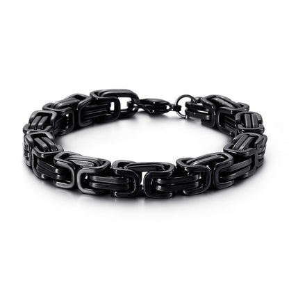 Titan-Optik Bügelkette Armband für Damen & Herren – Mehrere Größen