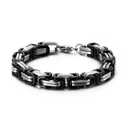 Titan-Optik Bügelkette Armband für Damen & Herren – Mehrere Größen