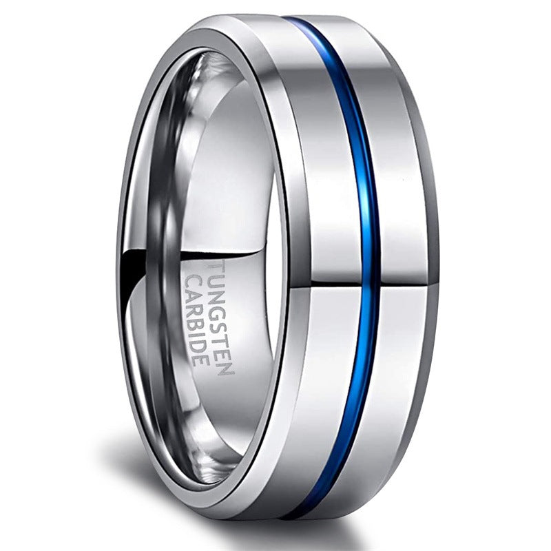 PIOWNN® Wolframkarbid-Herrenring – 8mm