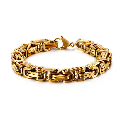 Titan-Optik Bügelkette Armband für Damen & Herren – Mehrere Größen