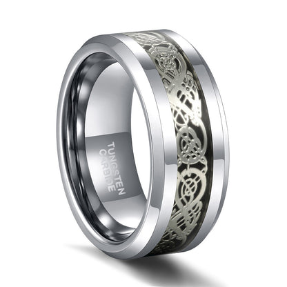 Drachenring aus Wolfram – Mystik trifft moderne Eleganz