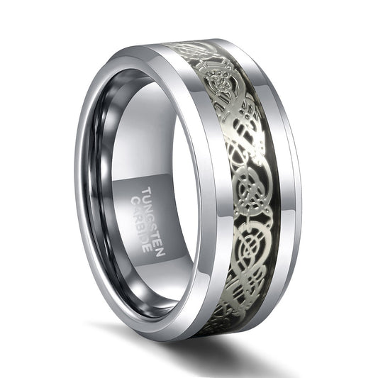 Drachenring aus Wolfram – Mystik trifft moderne Eleganz