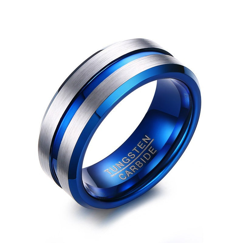 PIOWNN® Wolframkarbid-Herrenring – 8mm