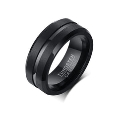 PIOWNN® Wolframkarbid-Herrenring – 8mm